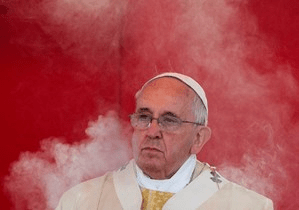 It's Antipope Bergoglio.