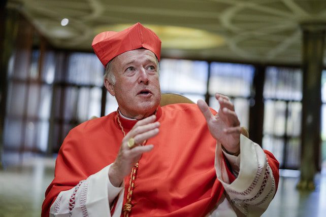 "Cardinal" McElroy preaching hard.