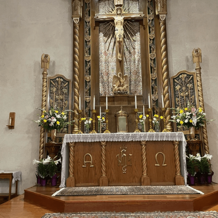 OLPH High Altar (Before).