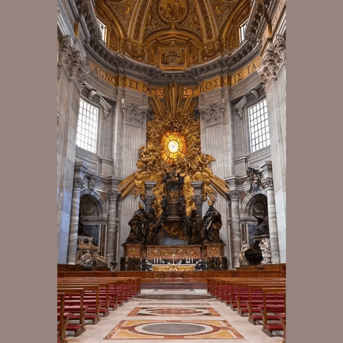 The Chair of St. Peter.