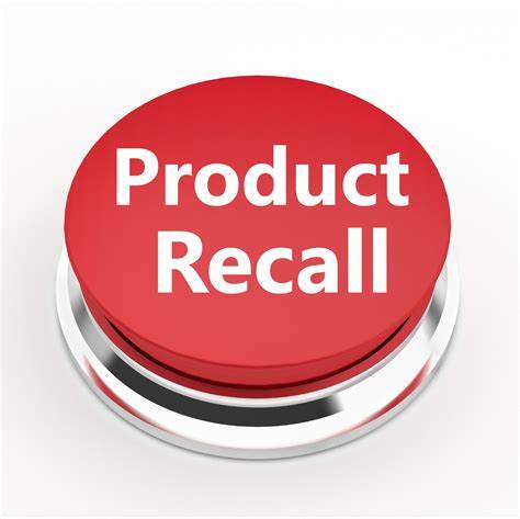 Product recall alert.