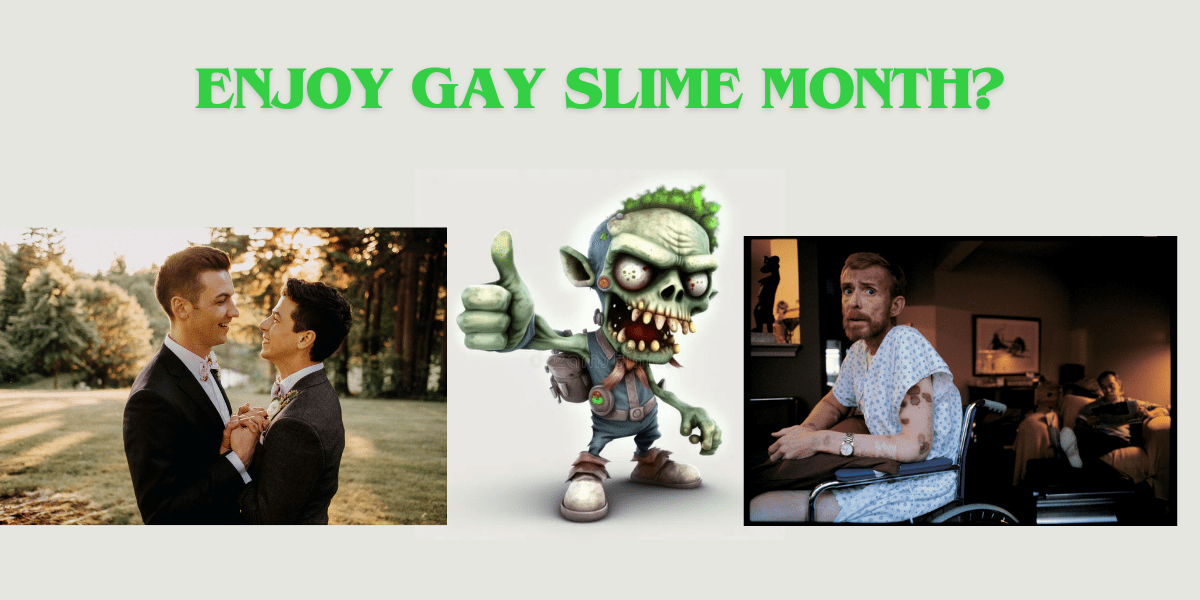 Gay Slime Month Logo