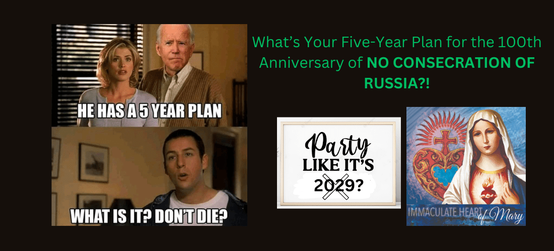 Need a Five-Year Plan?