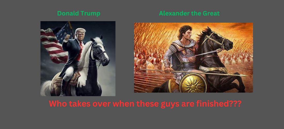Trump with Alexander the Great