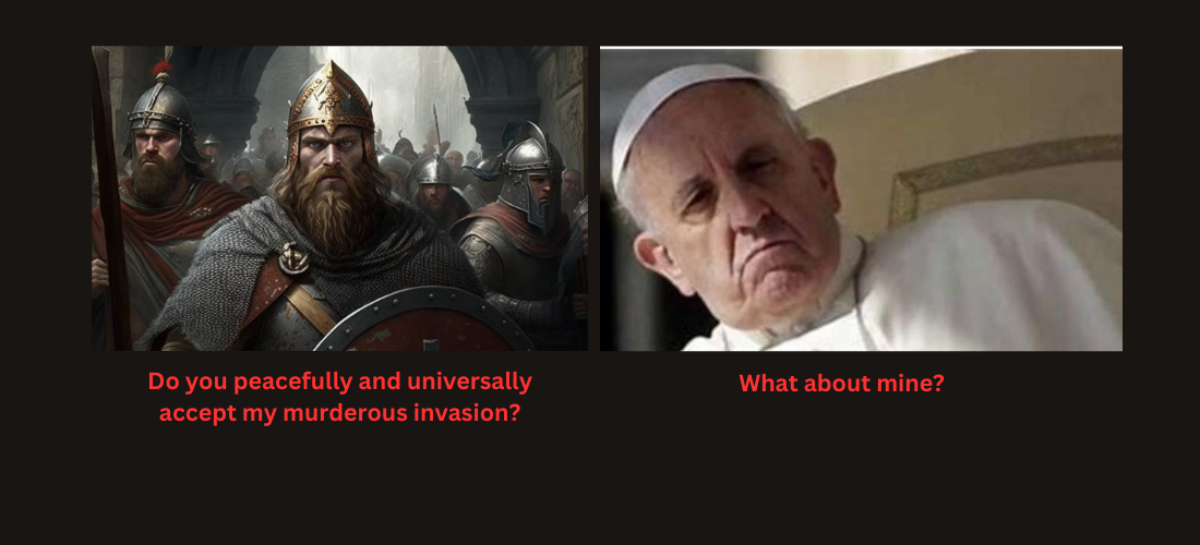 Vikings and Bergoglio