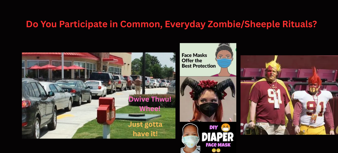 Stupid Ritual Evil & Ridiculous Rituals in Our Everyday Lives – Catholics Aren't Zombies!